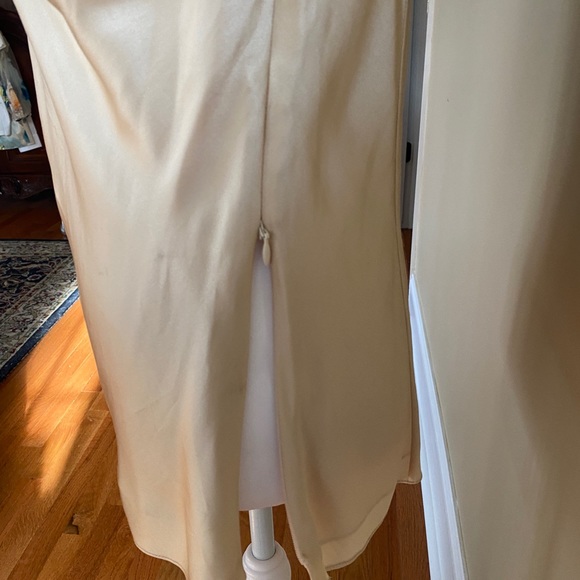 Ann Taylor Gold Silk Beaded Sleeveless Blouse - Picture 4 of 10